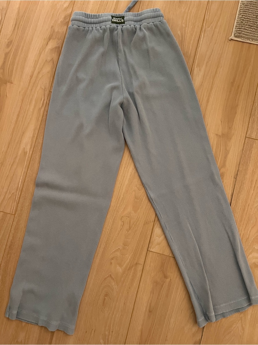 Daily Drills Light Gray Fleece-Look Pull-On Joggers